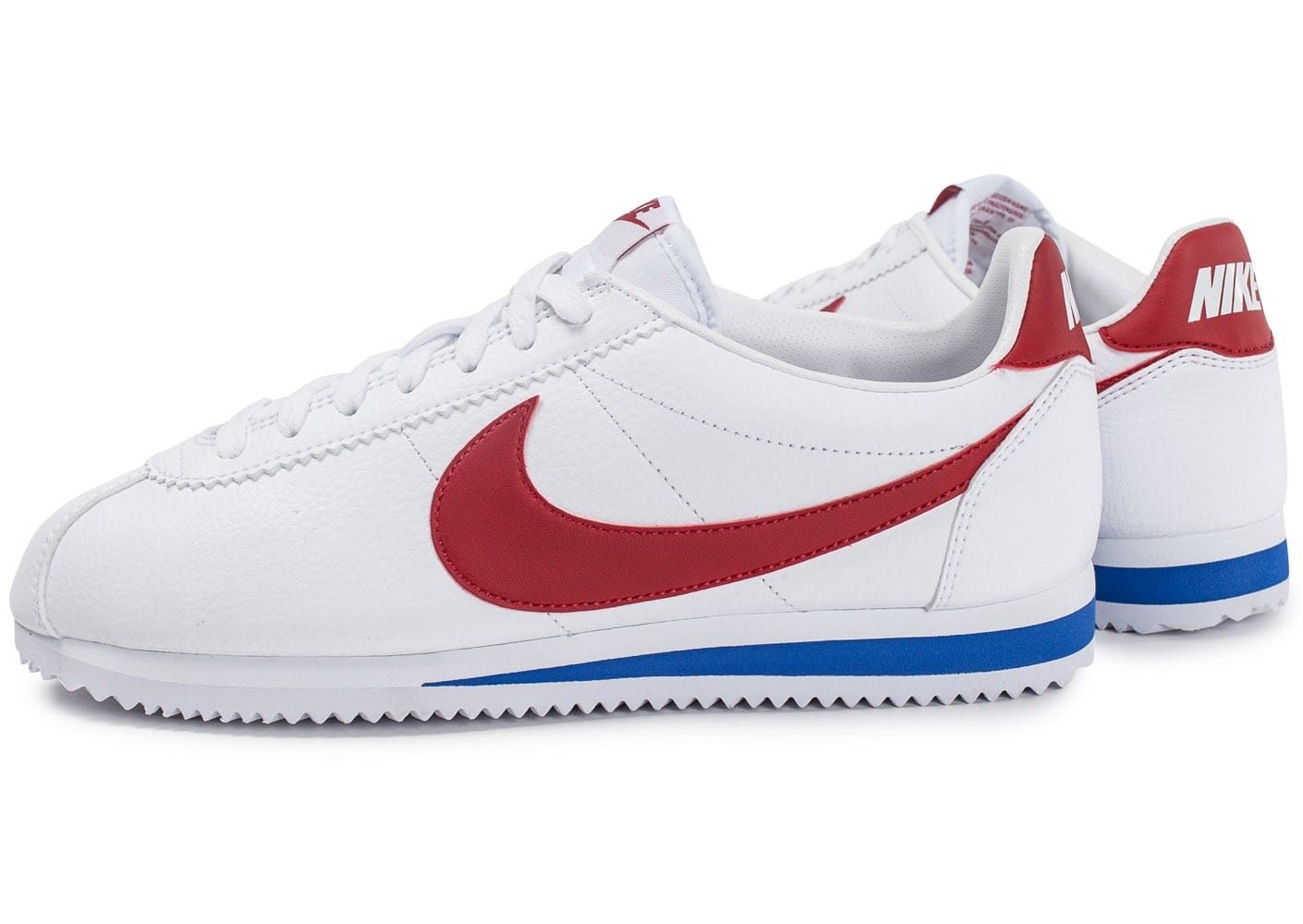 nike cortez leather blanche